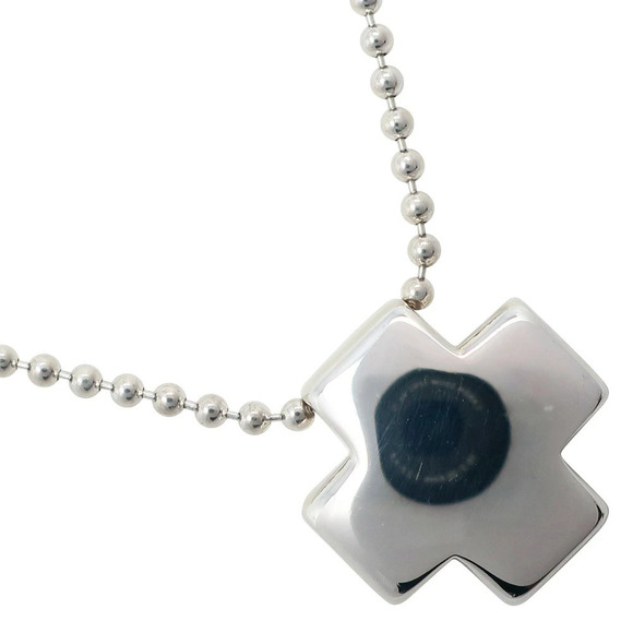 Tiffany Handbags - Tiffany Co Roman Cross Necklace Ball Chain Sterling Silver Italy